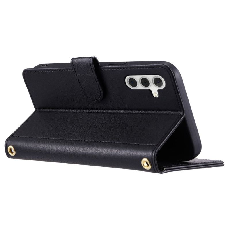 Folio-hoesje Samsung Galaxy S25 5g Gewatteerd Ontwerp Plus