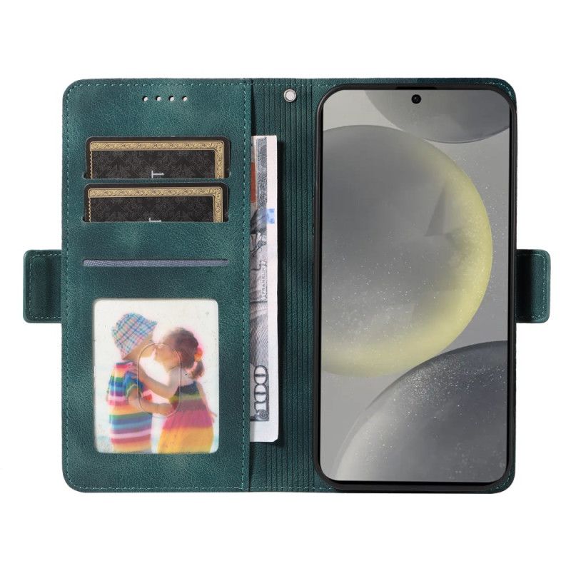 Folio-hoesje Samsung Galaxy S25 5g Telefoonhoesje Grafische Rand