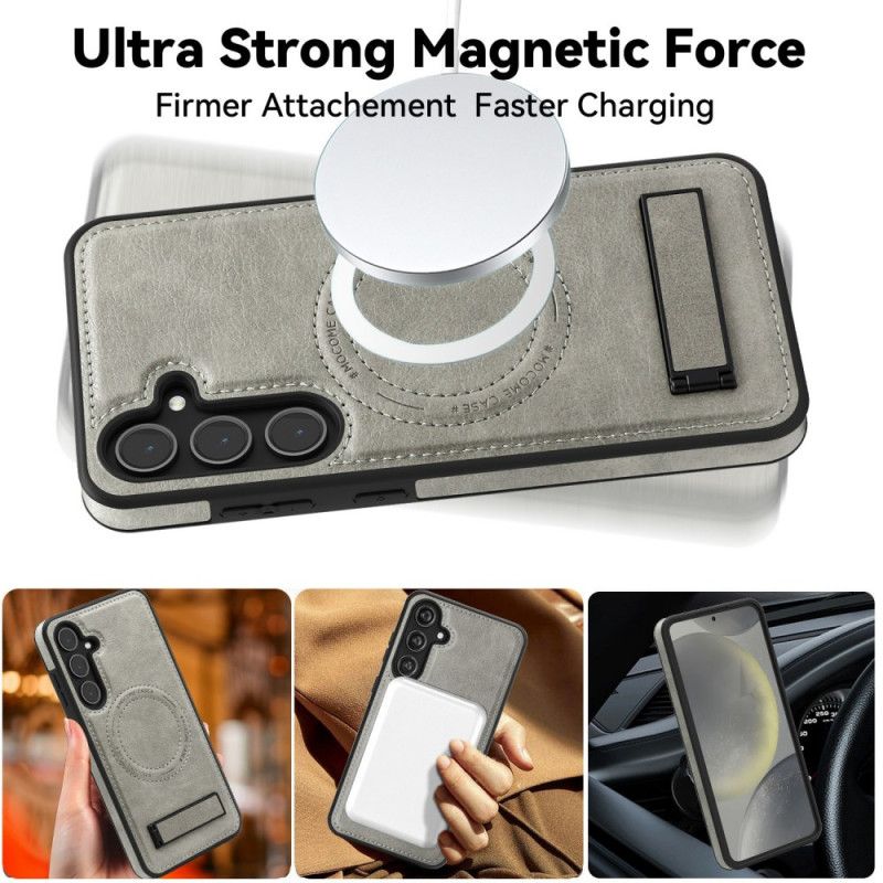 Hoesje Samsung Galaxy S25 5g Ingebouwde Houder En Magsafe-compatibiliteit Bescherming Hoesje