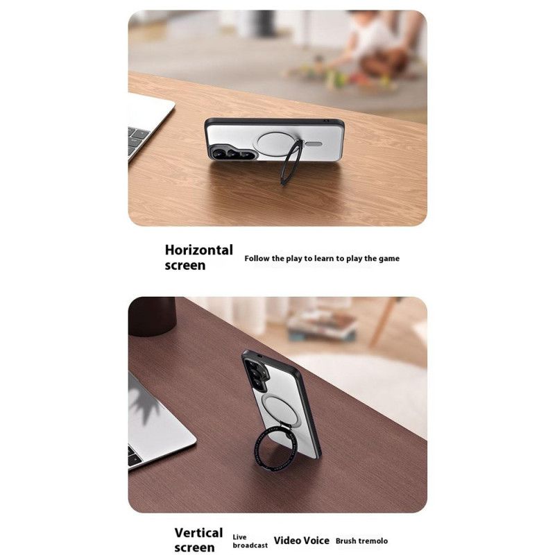 Hoesje Samsung Galaxy S25 5g Magsafe-compatibel Met Standaard