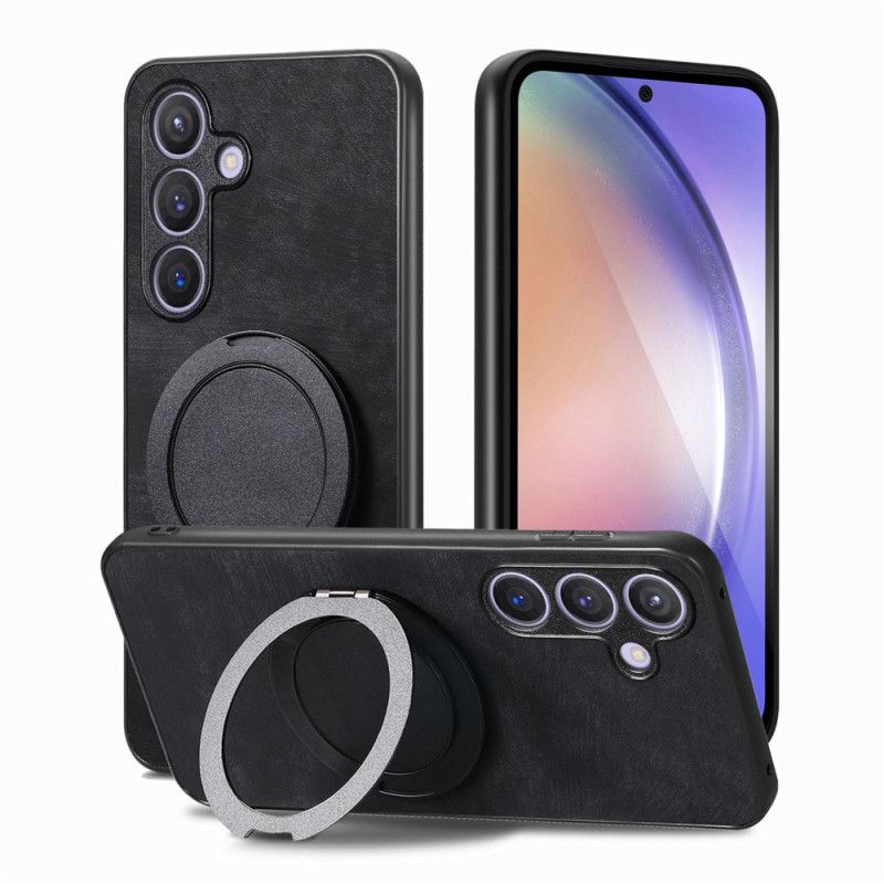 Hoesje Samsung Galaxy S25 5g Magsafe-compatibel Vintage Suède-effect