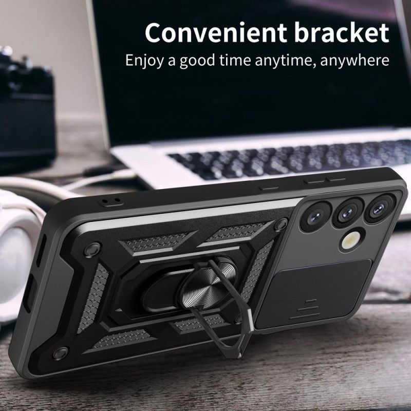 Hoesje Samsung Galaxy S25 5g Schuifbare Cameracover En Standaard