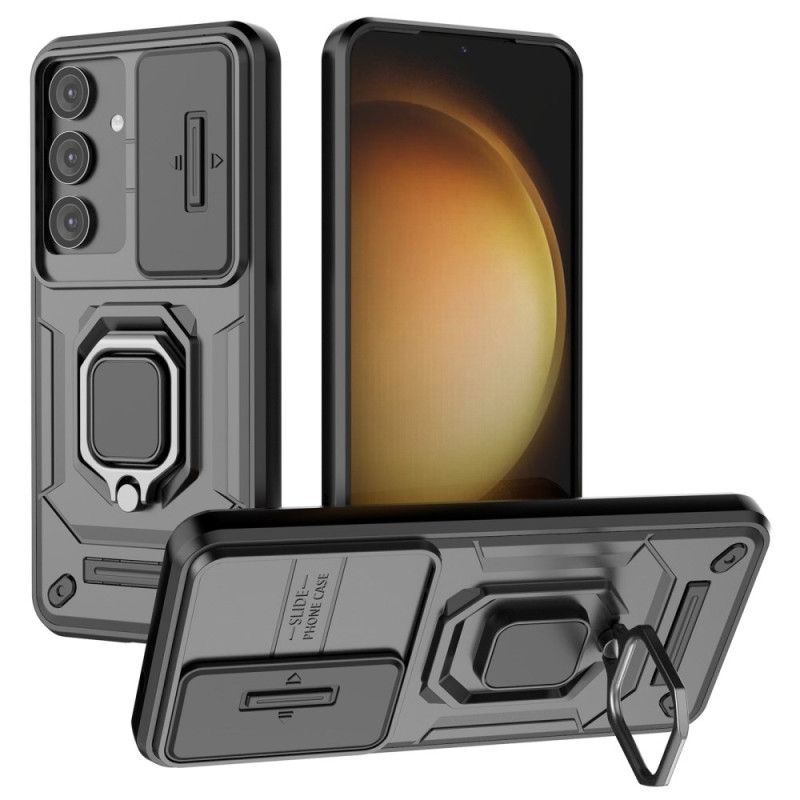 Hoesje Voor Samsung Galaxy S25 5g Duurzame Ringcase Met Camerabeschermer