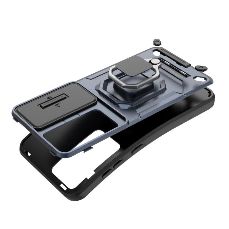 Hoesje Voor Samsung Galaxy S25 5g Duurzame Ringcase Met Camerabeschermer