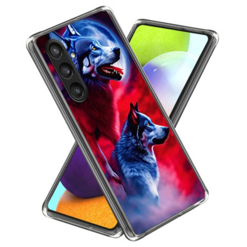 Hoesje Voor Samsung Galaxy S25 5g Twee Wolven