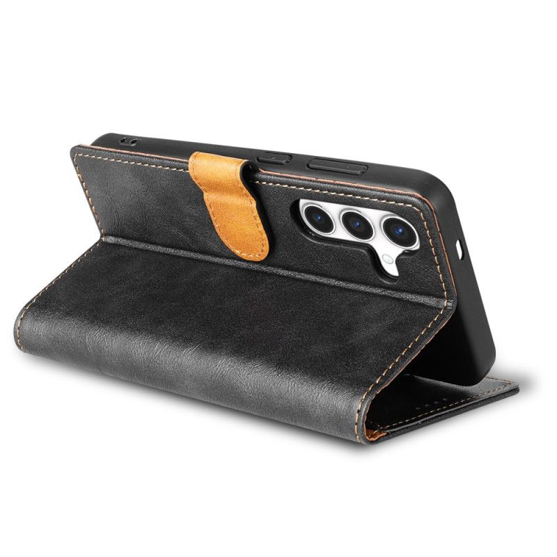 Leren Hoesje Samsung Galaxy S25 5g Lcimeeke Bescherming Hoesje