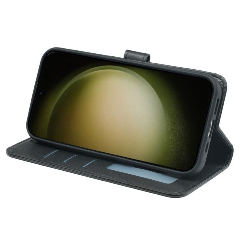 Leren Hoesje Samsung Galaxy S25 5g Vintage Stijl Bescherming Hoesje