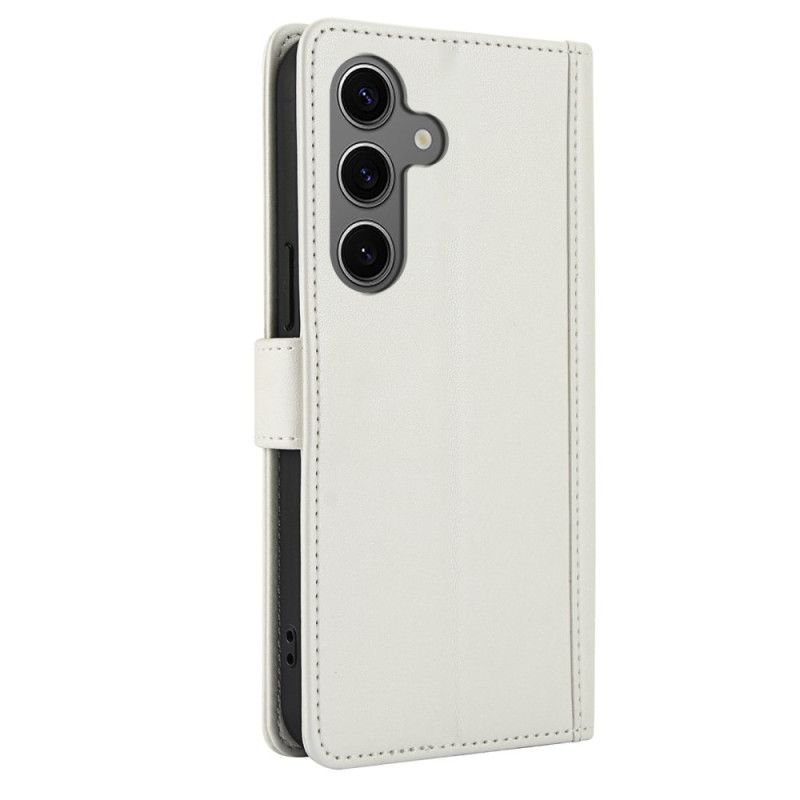 Leren Hoesje Voor Samsung Galaxy S25 5g Draagkoord