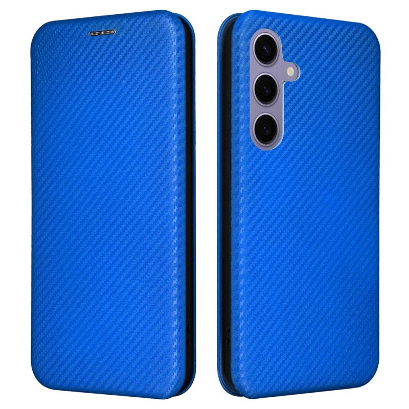 Leren Hoesje Voor Samsung Galaxy S25 5g Koolstofvezel