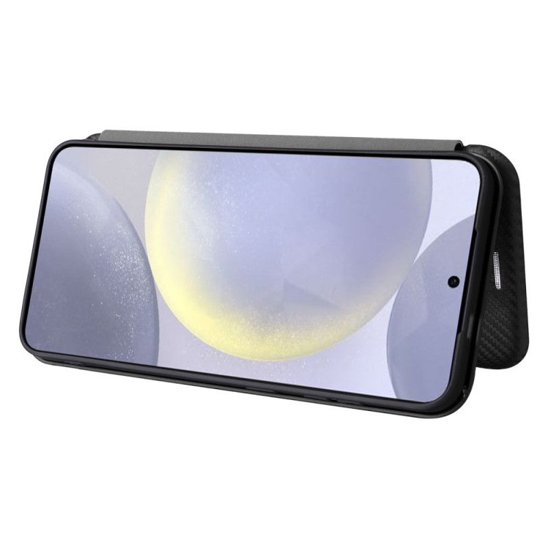 Leren Hoesje Voor Samsung Galaxy S25 5g Koolstofvezel