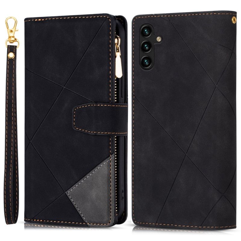 Leren Hoesje Voor Samsung Galaxy S25 5g Portemonnee Met Geometrisch Patroon