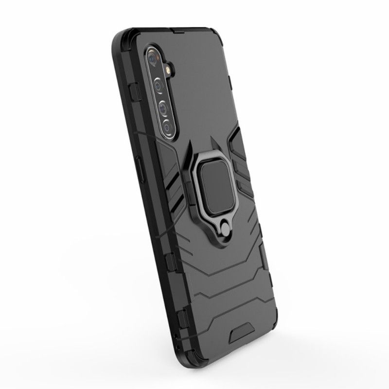 Case Hoesje Realme X50 Pro Rood Zwart Telefoonhoesje Resistente Ring