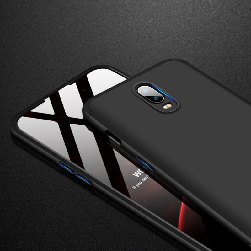 Case Hoesje OnePlus 6T Rood Zwart Telefoonhoesje Afneembare Gkk