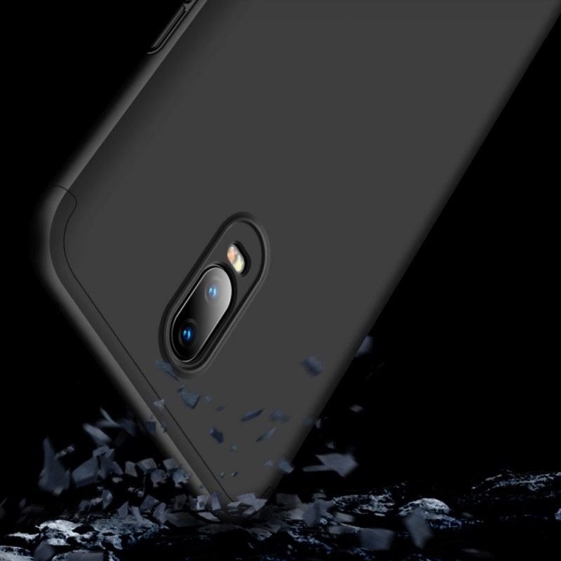 Case Hoesje OnePlus 6T Rood Zwart Telefoonhoesje Afneembare Gkk