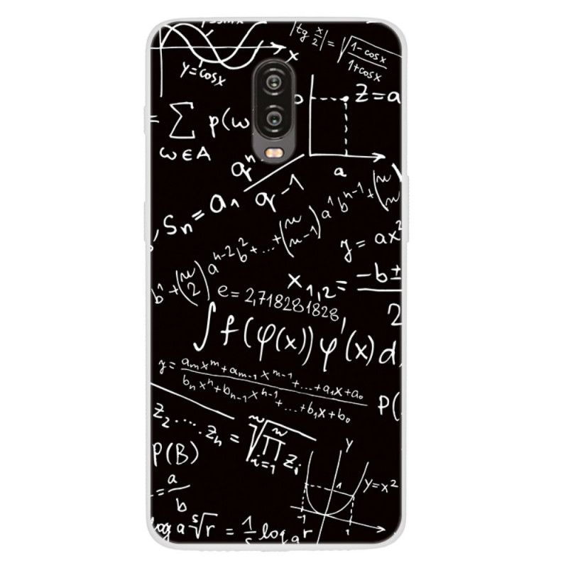 Cover Hoesje OnePlus 6T Telefoonhoesje Wiskunde