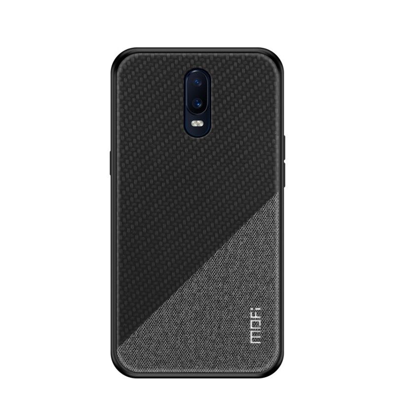 Hoesje voor OnePlus 6T Donkerblauw Magenta Mofi Eer Serie