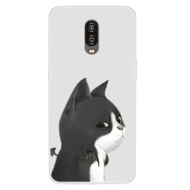 Hoesje voor OnePlus 6T Duivel Cat