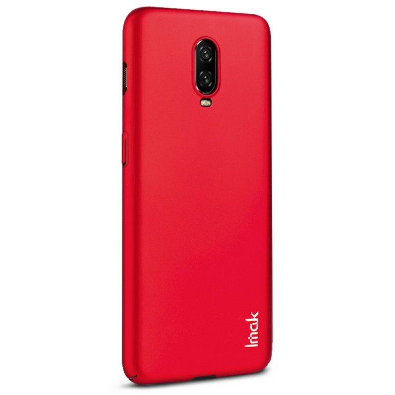 Hoesje voor OnePlus 6T Rood Zijde Serie
