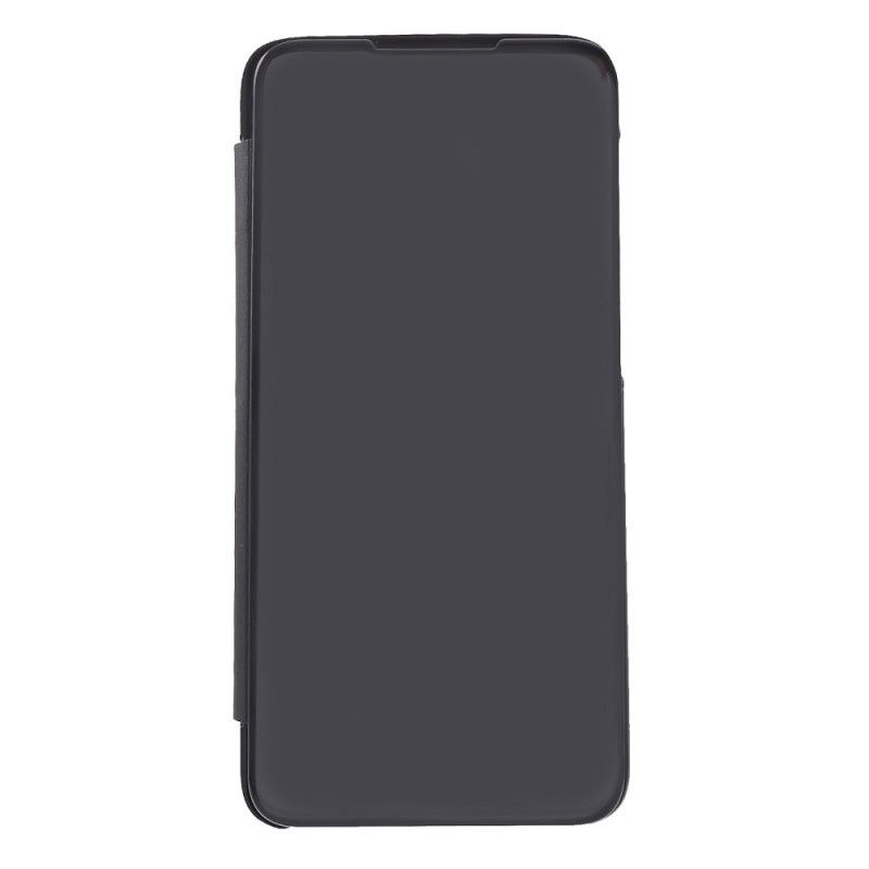 Zichtafdekking OnePlus 6T Donkerblauw Zwart Spiegel En Leereffect