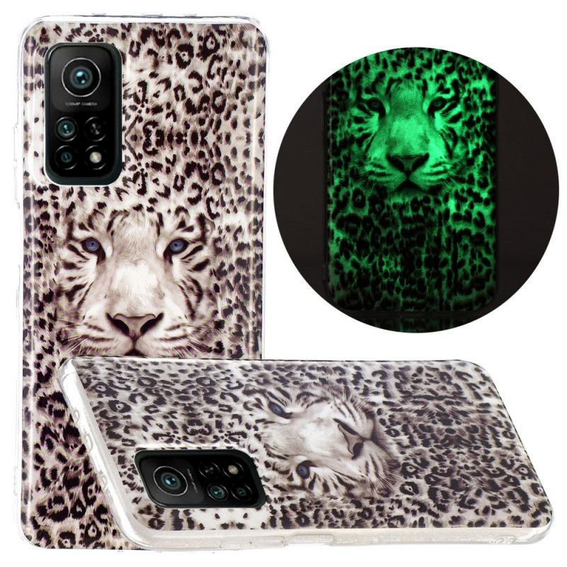 Case Hoesje Xiaomi Mi 10T / 10T Pro Telefoonhoesje Fluorescerende Luipaard