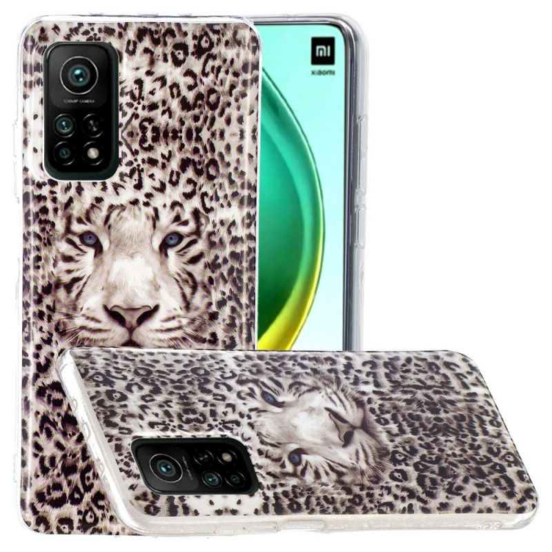 Case Hoesje Xiaomi Mi 10T / 10T Pro Telefoonhoesje Fluorescerende Luipaard