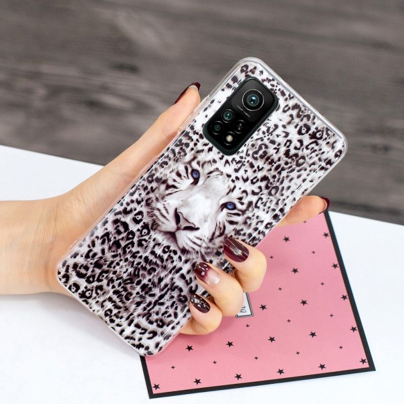 Case Hoesje Xiaomi Mi 10T / 10T Pro Telefoonhoesje Fluorescerende Luipaard
