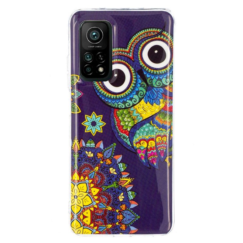 Case Hoesje Xiaomi Mi 10T / 10T Pro Telefoonhoesje Fluorescerende Mandala-Uil