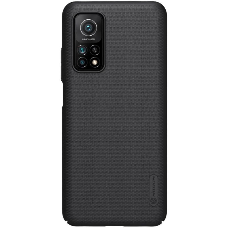 Case Hoesje Xiaomi Mi 10T / 10T Pro Wit Zwart Telefoonhoesje Stijve Frosted Nillkin