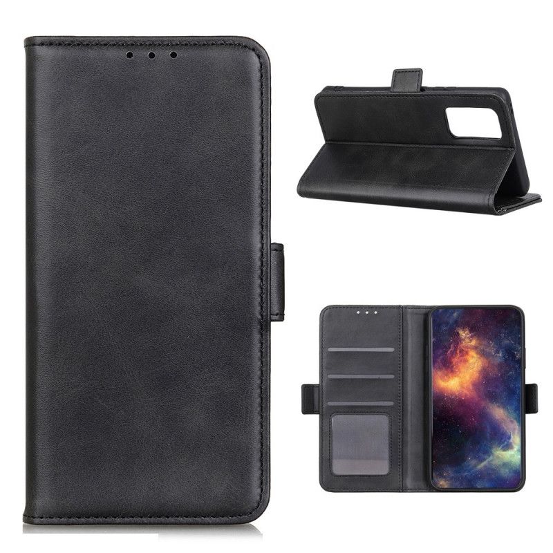 Cover Folio-hoesje Xiaomi Mi 10T / 10T Pro Rood Zwart Telefoonhoesje Dubbele Klep