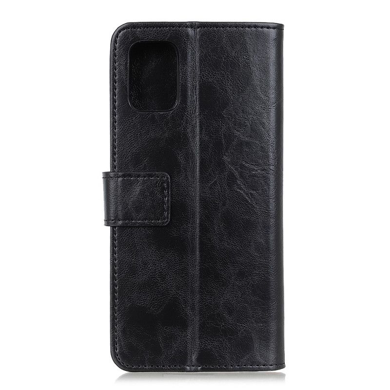Flip Case Leren Xiaomi Mi 10T / 10T Pro Rood Zwart Khazneh Elegantie Leerstijl