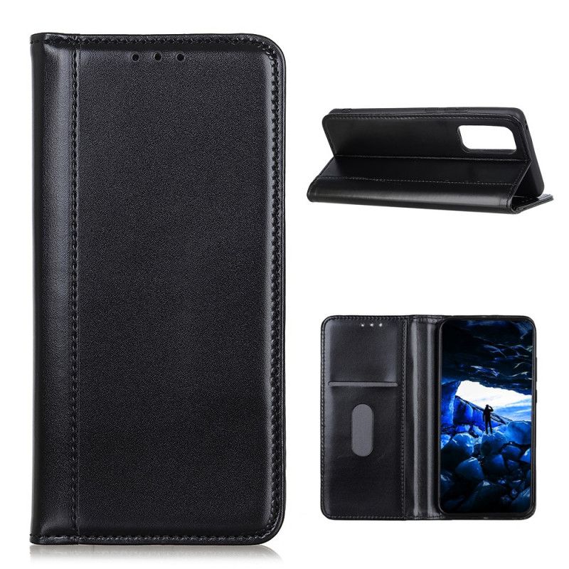 Folio-hoesje Xiaomi Mi 10T / 10T Pro Rood Zwart Ingetogen Splitleer