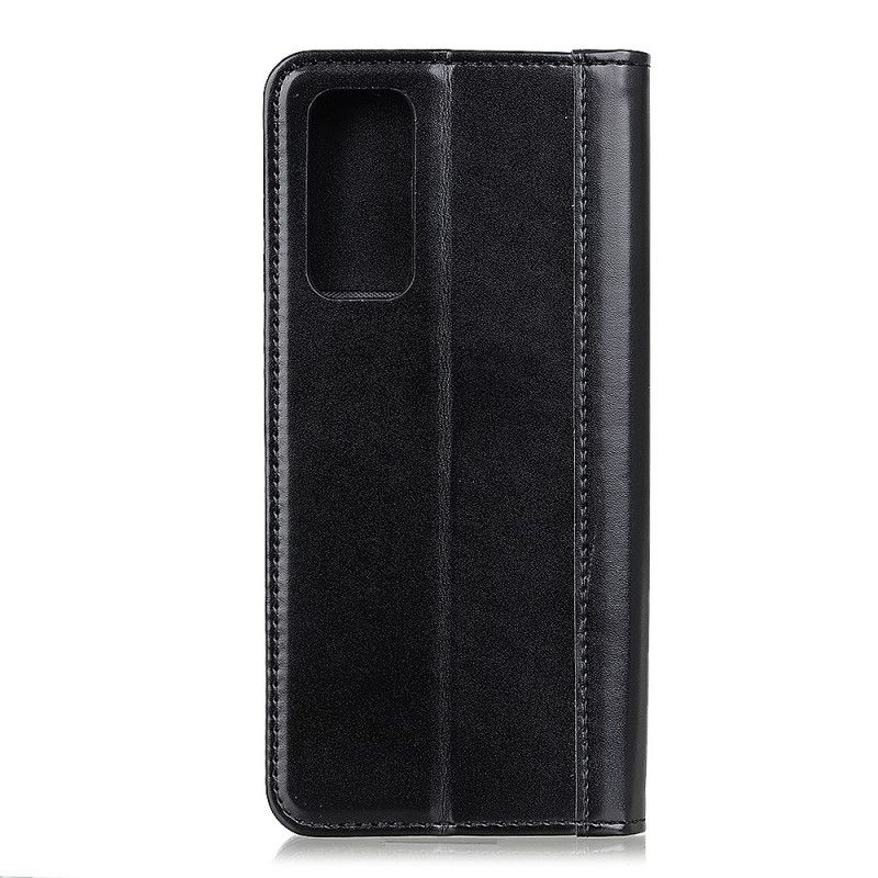 Folio-hoesje Xiaomi Mi 10T / 10T Pro Rood Zwart Ingetogen Splitleer