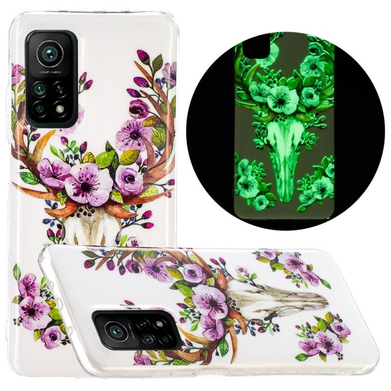 Hoesje Xiaomi Mi 10T / 10T Pro Fluorescerende Bloeiende Eland