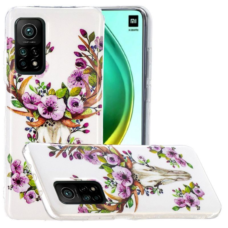 Hoesje Xiaomi Mi 10T / 10T Pro Fluorescerende Bloeiende Eland
