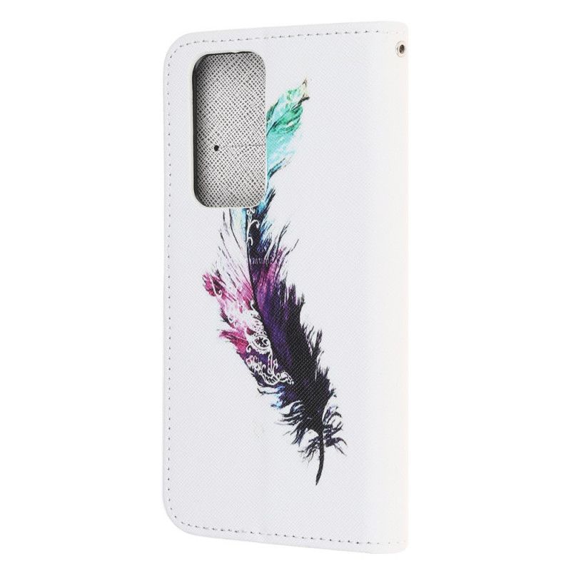 Leren Hoesje voor Xiaomi Mi 10T / 10T Pro Veer Met String