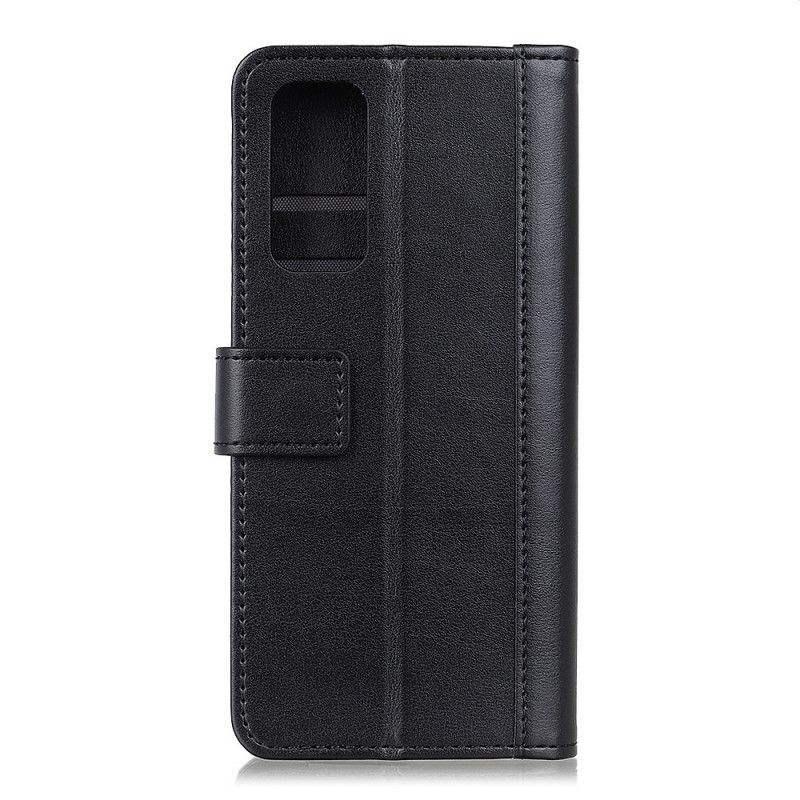 Leren Hoesje Xiaomi Mi 10T / 10T Pro Groen Zwart Leerstijl