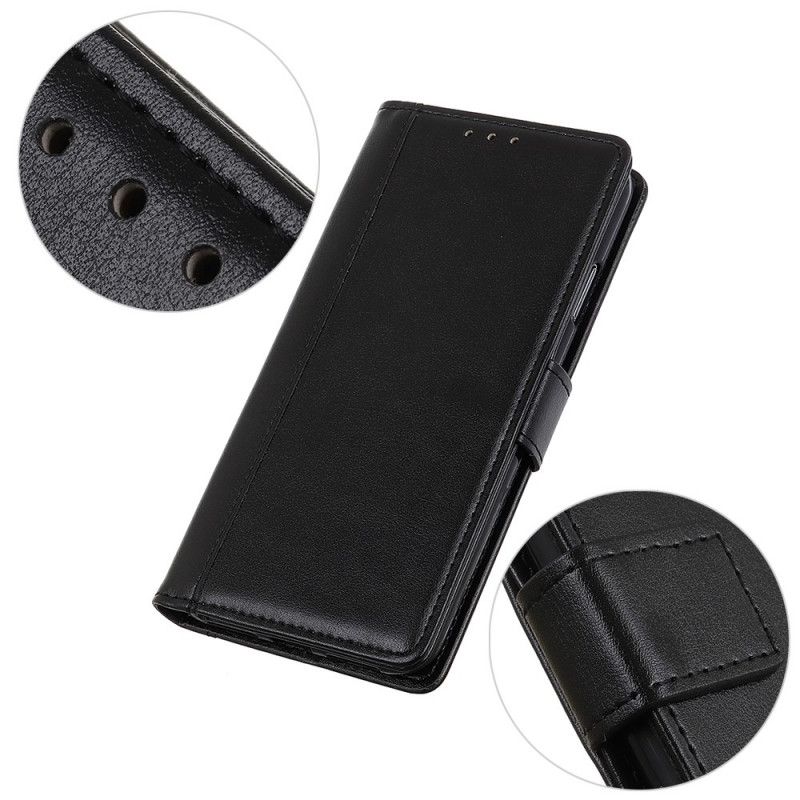 Leren Hoesje Xiaomi Mi 10T / 10T Pro Groen Zwart Leerstijl