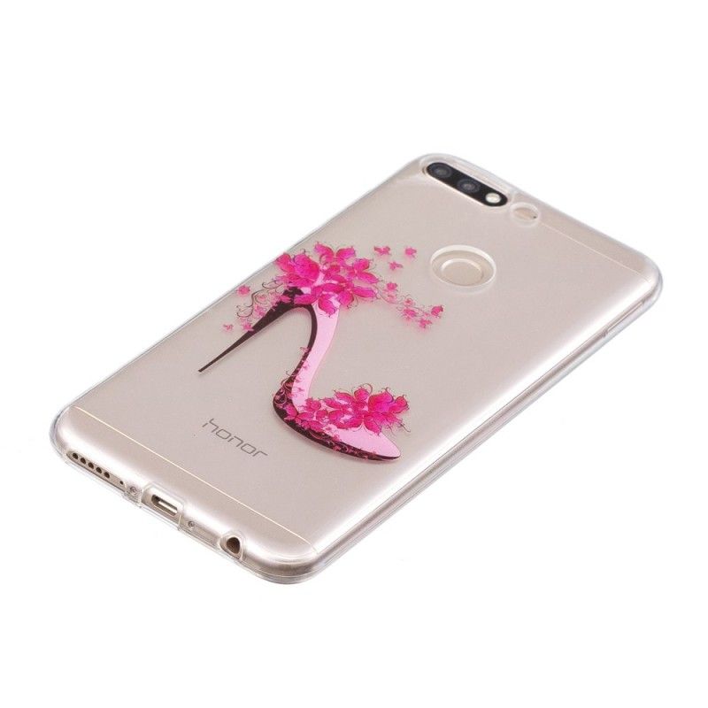 Hoesje voor Huawei Y7 2018 Transparante Solitaire Pompen