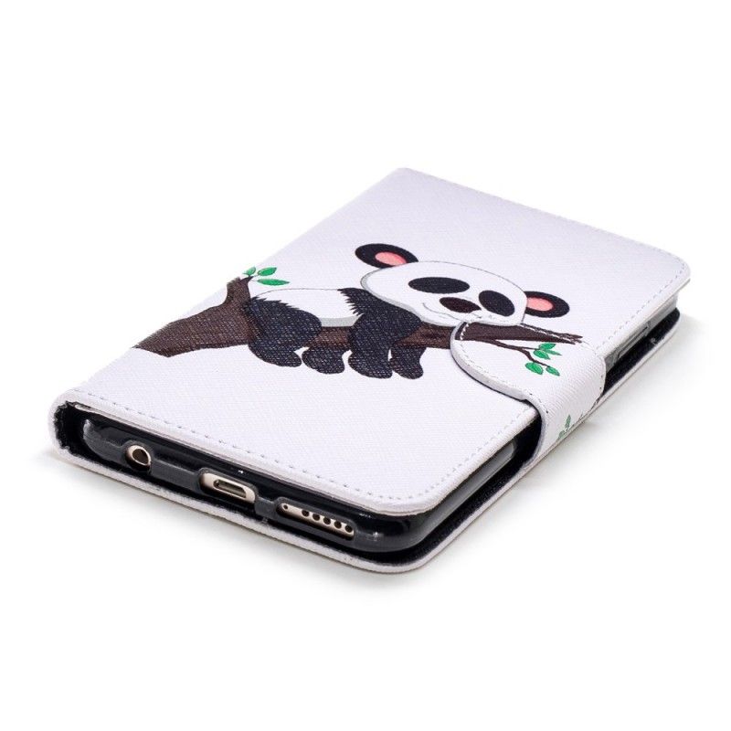 Leren Hoesje Huawei Y7 2018 Luie Panda