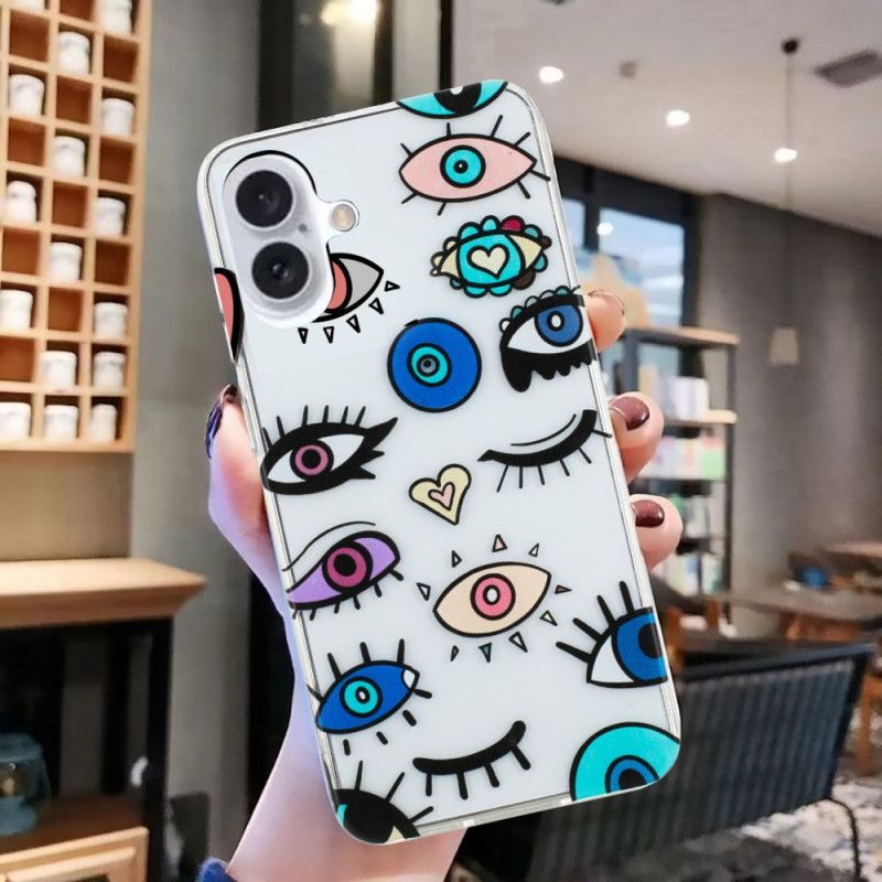 Hoesje iPhone 16 Plus Ogen Bescherming Hoesje