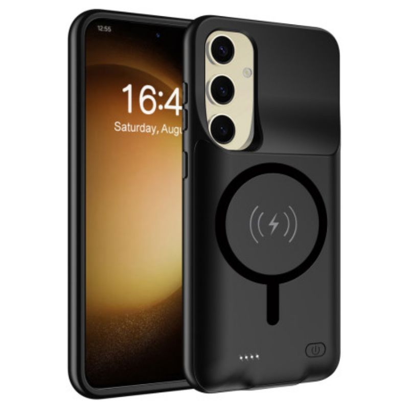 10000mah Batterijhoes Voor Samsung Galaxy S25 Plus Met Externe Oplader En Magnetische Bevestiging