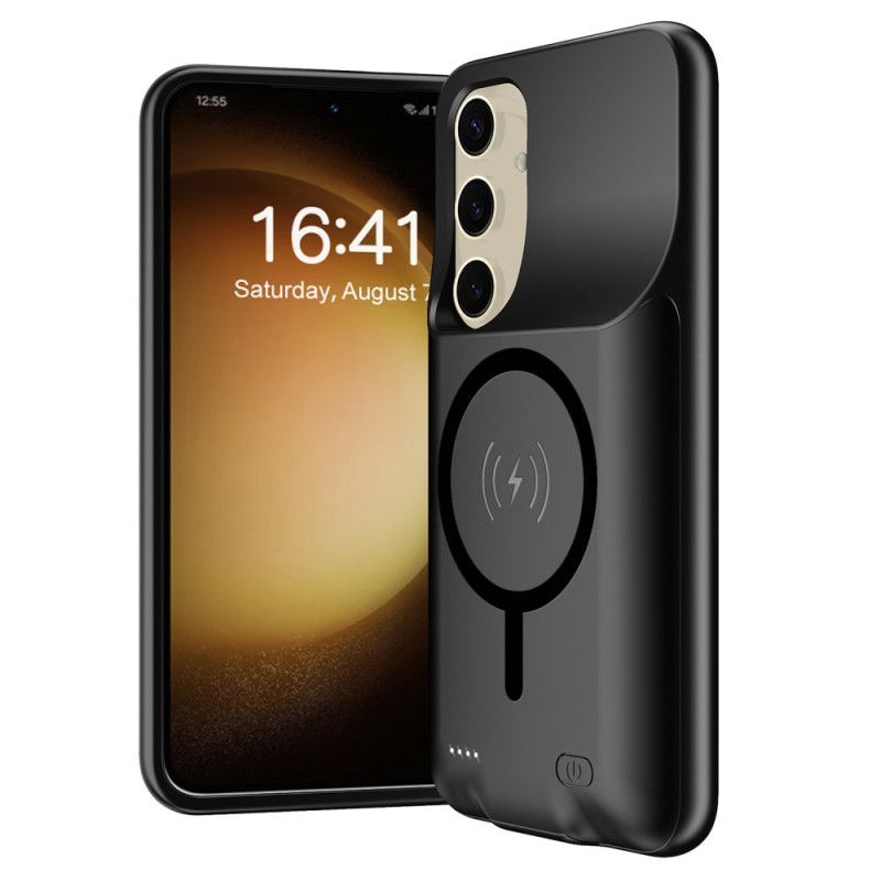 10000mah Batterijhoes Voor Samsung Galaxy S25 Plus Met Externe Oplader En Magnetische Bevestiging