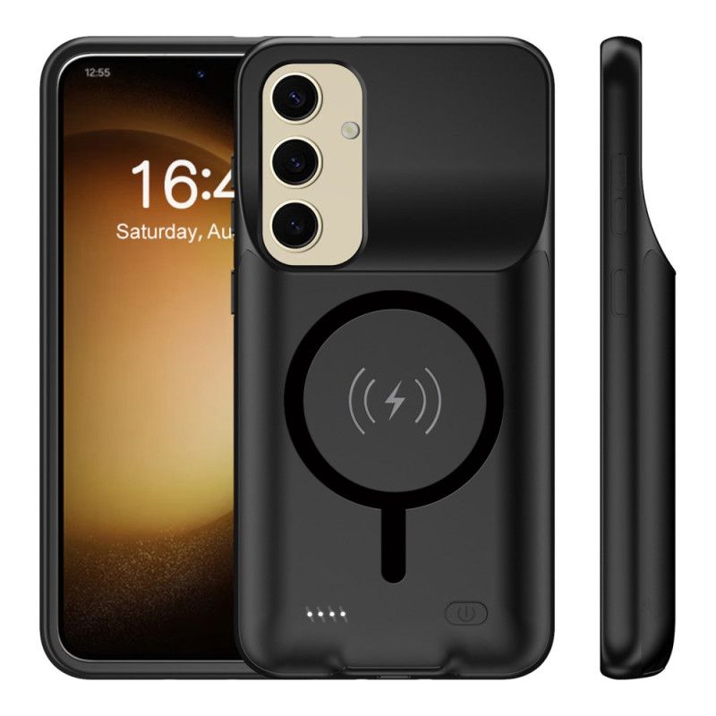 10000mah Batterijhoes Voor Samsung Galaxy S25 Plus Met Externe Oplader En Magnetische Bevestiging