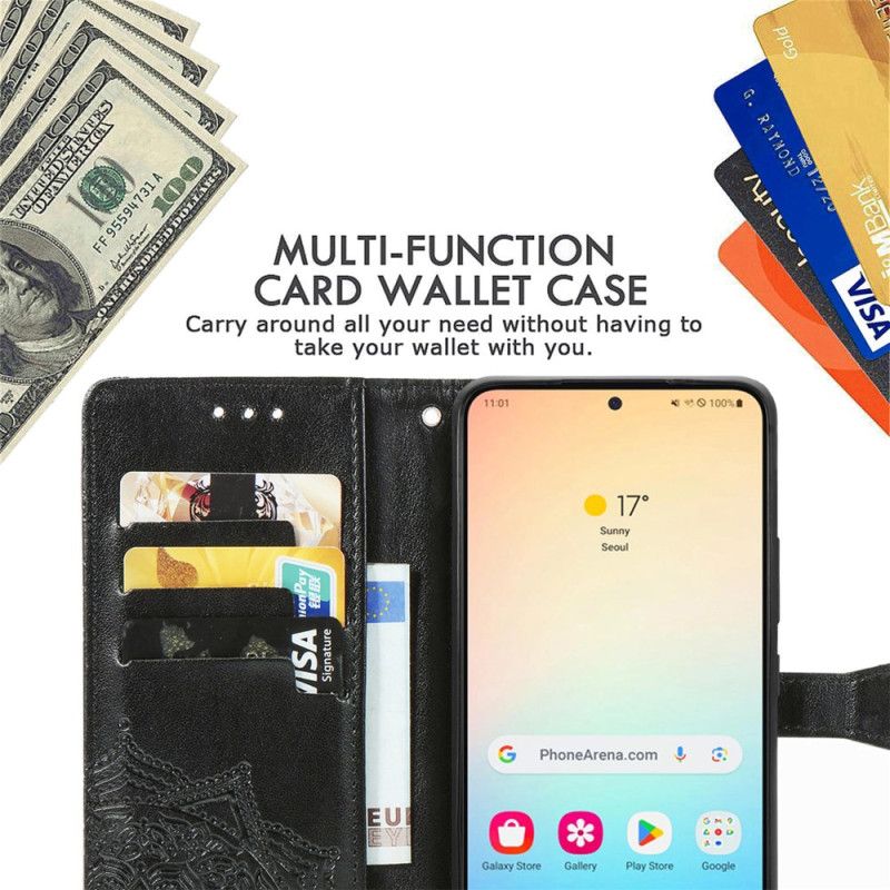 Bescherming Hoesje Samsung Galaxy S25 Plus 5g Mandala Barok