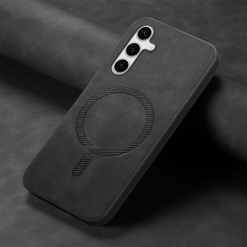 Cover Hoesje Samsung Galaxy S25 Plus 5g Telefoonhoesje Compatibel Met Leereffect Magsafe