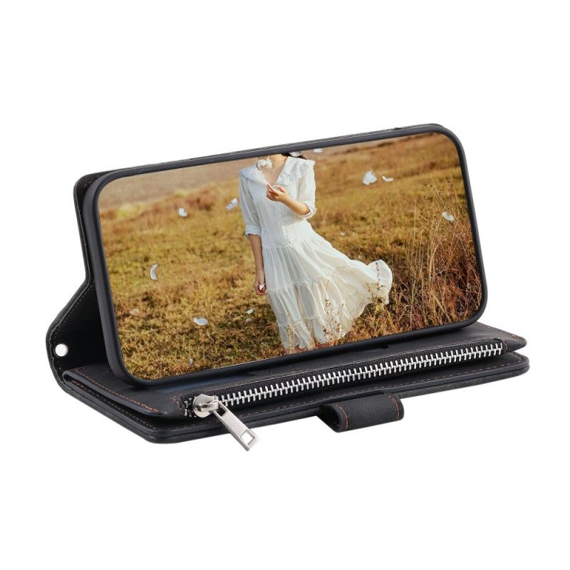 Folio-hoesje Samsung Galaxy S25 Plus 5g Gewatteerde Portemonnee