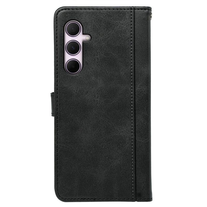 Folio-hoesje Samsung Galaxy S25 Plus 5g Telefoonhoesje Vintage Stijl