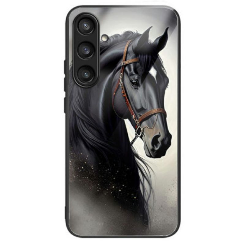 Hoesje Samsung Galaxy S25 Plus 5g Grijs Paard Van Gehard Glas