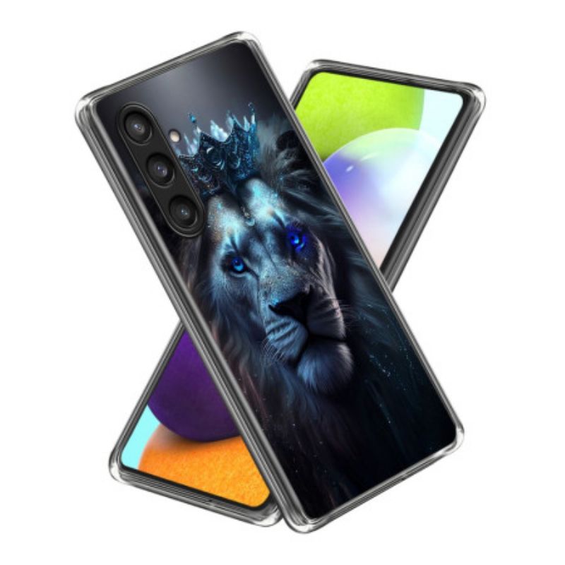 Hoesje Voor Samsung Galaxy S25 Plus 5g Blauwe Leeuw