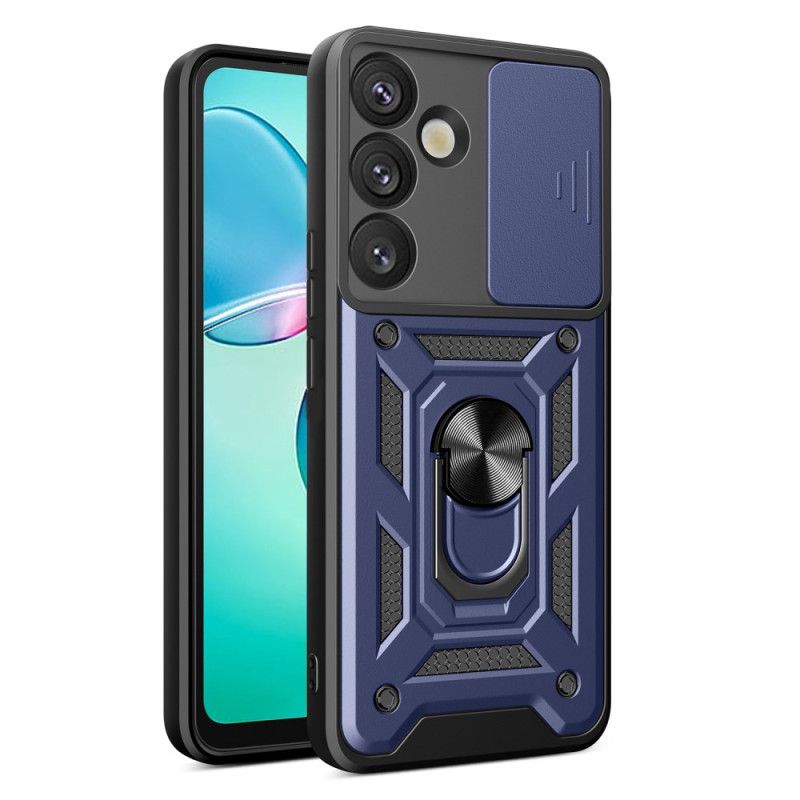 Hoesje Voor Samsung Galaxy S25 Plus 5g Draaibare Houder En Lensbeschermer